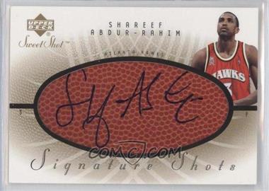 2002-03 Upper Deck Sweet Shot - Signature Shots #SA - Shareef Abdur-Rahim