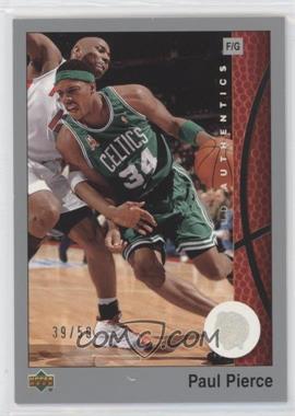 2002-03 Upper Deck UD Authentics - [Base] - Rainbow #4 - Paul Pierce /50