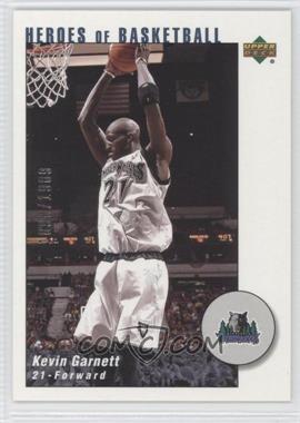 2002-03 Upper Deck UD Authentics - Kevin Garnett Heroes of Basketball #KG8 - Kevin Garnett /1989