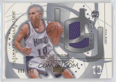 2002-03 Upper Deck Ultimate Collection - Ultimate Game Jerseys #MB  - Mike Bibby /250