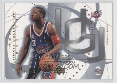2002-03 Upper Deck Ultimate Collection - Ultimate Game Jerseys #SF - Steve Francis /250