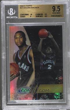 2002-03 eTopps - [Base] #57 - Dajuan Wagner [BGS 9.5 GEM MINT]