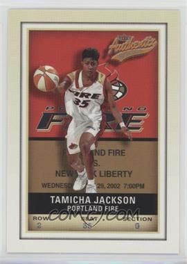 2002 Fleer Authentix WNBA - [Base] #30 - Tamicha Jackson