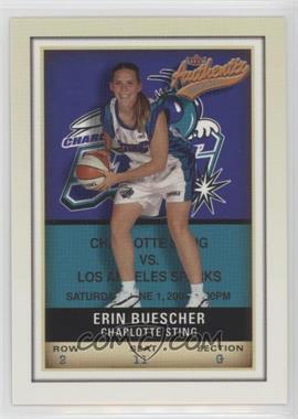 2002 Fleer Authentix WNBA - [Base] #48 - Erin Buescher
