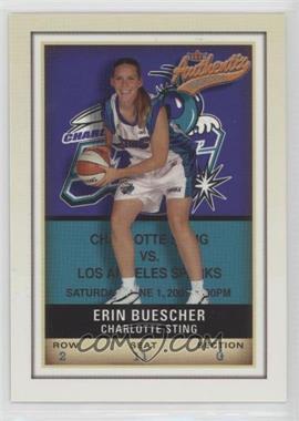 2002 Fleer Authentix WNBA - [Base] #48 - Erin Buescher
