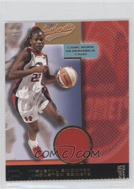 2002 Fleer Authentix WNBA - Memorabilia - Ripped #_SHSW - Sheryl Swoopes