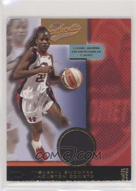 2002 Fleer Authentix WNBA - Memorabilia - Ripped #_SHSW - Sheryl Swoopes