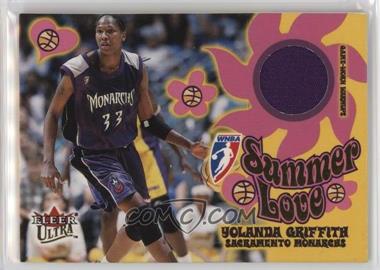 2002 Fleer Ultra WNBA - Summer of Love - Memorabilia #_YOGR - Yolanda Griffith