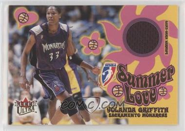 2002 Fleer Ultra WNBA - Summer of Love - Memorabilia #_YOGR - Yolanda Griffith