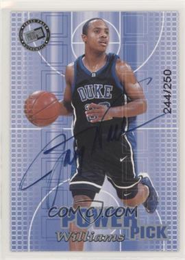 2002 Press Pass - Power Pick Autographs #_JAWI - Jay Williams /250