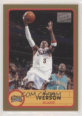 2003-04 Bazooka - [Base] - Gold #3.1 - Allen Iverson (White Jersey)