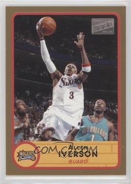 2003-04 Bazooka - [Base] - Gold #3.1 - Allen Iverson (White Jersey)