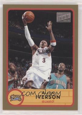 2003-04 Bazooka - [Base] - Gold #3.1 - Allen Iverson (White Jersey)