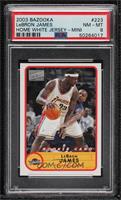 LeBron James (White Jersey) [PSA 8 NM‑MT]