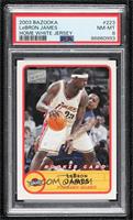 LeBron James (White Jersey) [PSA 8 NM‑MT]