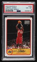 LeBron James (Red Jersey) [PSA 8 NM‑MT]