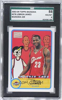 2003-04 Bazooka - [Base] #276 - LeBron James [SGC 88 NM/MT 8]