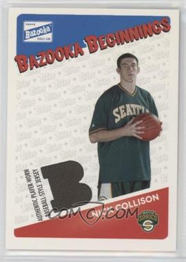 2003-04 Bazooka - Bazooka Beginnings Memorabilia #BBE-NC - Nick Collison