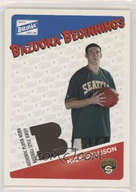 2003-04 Bazooka - Bazooka Beginnings Memorabilia #BBE-NC - Nick Collison