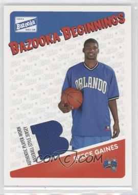 2003-04 Bazooka - Bazooka Beginnings Memorabilia #BBE-RG - Reece Gaines