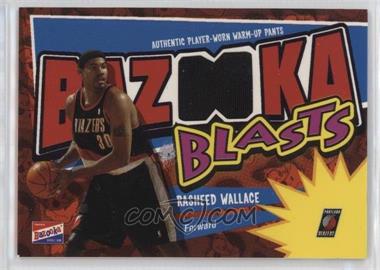 2003-04 Bazooka - Bazooka Blasts Memorabilia #BB-RW - Rasheed Wallace [Poor to Fair]