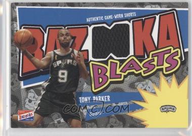 2003-04 Bazooka - Bazooka Blasts Memorabilia #BB-TP - Tony Parker