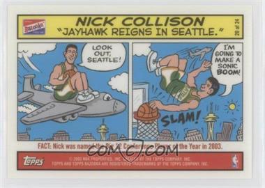 2003-04 Bazooka - Comic Strip #20 - Nick Collison