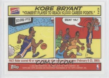 2003-04 Bazooka - Comic Strip #8 - Kobe Bryant