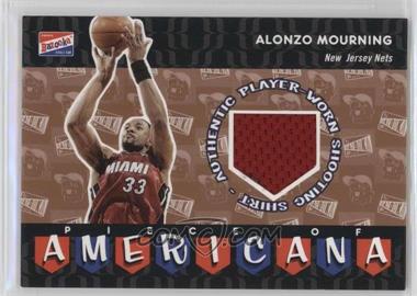 2003-04 Bazooka - Piece of Americana Memorabilia #PA-AM - Alonzo Mourning