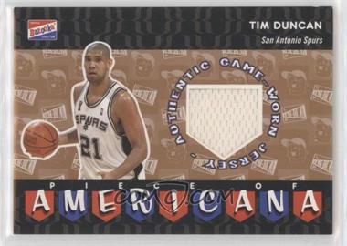 2003-04 Bazooka - Piece of Americana Memorabilia #PA-TD - Tim Duncan