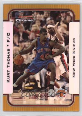 2003-04 Bowman - [Base] - Chrome Gold Refractor #41 - Kurt Thomas /50 [Poor to Fair]