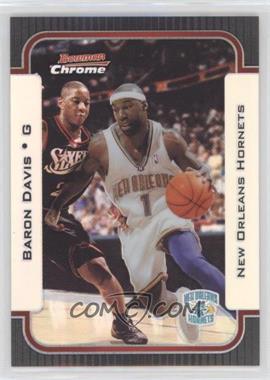 2003-04 Bowman - [Base] - Chrome Refractor #107 - Baron Davis /300