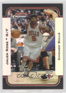 2003-04 Bowman - [Base] - Chrome Refractor #4 - Jalen Rose /300