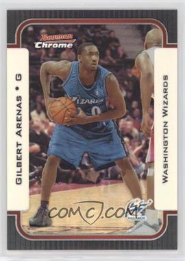 2003-04 Bowman - [Base] - Chrome Refractor #92 - Gilbert Arenas /300