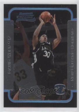 2003-04 Bowman - [Base] - Chrome #120 - Rookies - David West