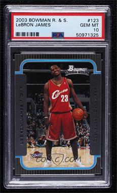 2003-04 Bowman - [Base] #123 - Rookies - LeBron James [PSA 10 GEM MT]