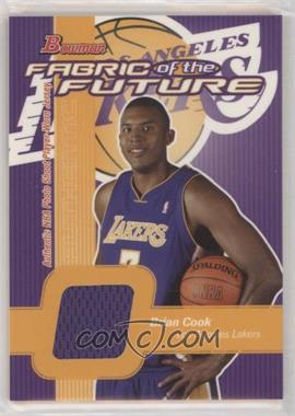 2003-04 Bowman - Fabric of the Future #FF-BC - Brian Cook [EX to NM]