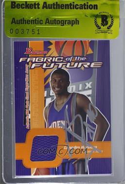 2003-04 Bowman - Fabric of the Future #FF-LB - Leandro Barbosa [BAS Authentic]