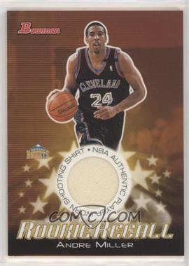 2003-04 Bowman - Rookie Recall Relics #RRE-AM - Andre Miller