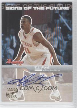 2003-04 Bowman - Signs of the Future #SFA-TJ - T.J. Ford