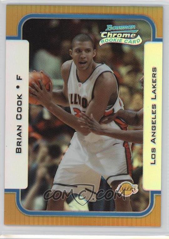 2003 04 Bowman Rookies Stars Chrome Gold Refractor 146 Brian Cook 50