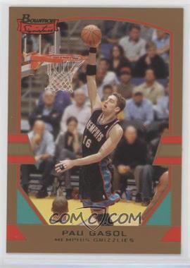 2003-04 Bowman Signature - [Base] - Gold #39 - Pau Gasol /99