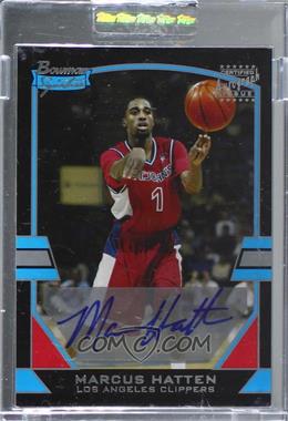 2003-04 Bowman Signature - [Base] #110 - Marcus Hatten /1250 [Uncirculated]