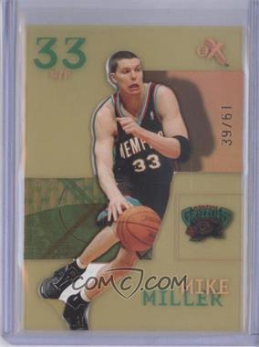 2003-04 E-X - [Base] - Essential Credentials Future #42 - Mike Miller /61