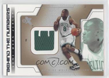 2003-04 E-X - Behind The Numbers - Game Used #AW-BTNGU - Antoine Walker