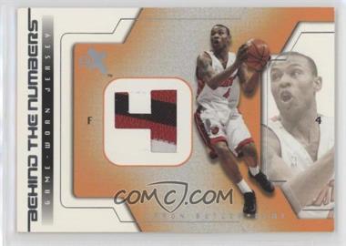 2003-04 E-X - Behind The Numbers - Game Used #CB-BTNGU - Caron Butler