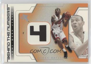 2003-04 E-X - Behind The Numbers - Game Used #CB-BTNGU - Caron Butler
