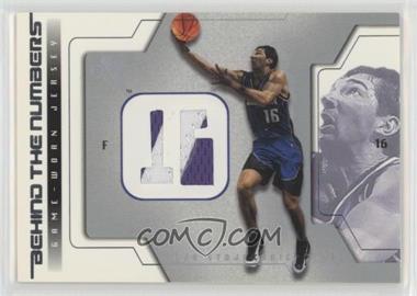 2003-04 E-X - Behind The Numbers - Game Used #PS-BTNGU - Peja Stojakovic