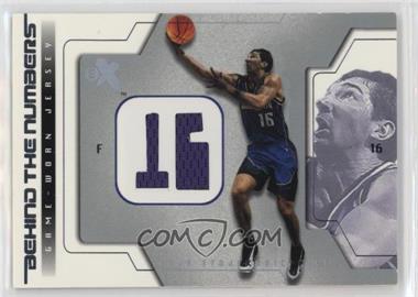 2003-04 E-X - Behind The Numbers - Game Used #PS-BTNGU - Peja Stojakovic