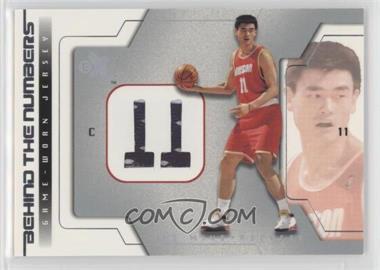 2003-04 E-X - Behind The Numbers - Game Used #YM-BTNGU - Yao Ming